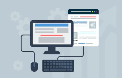 Free web design user interface website illustration